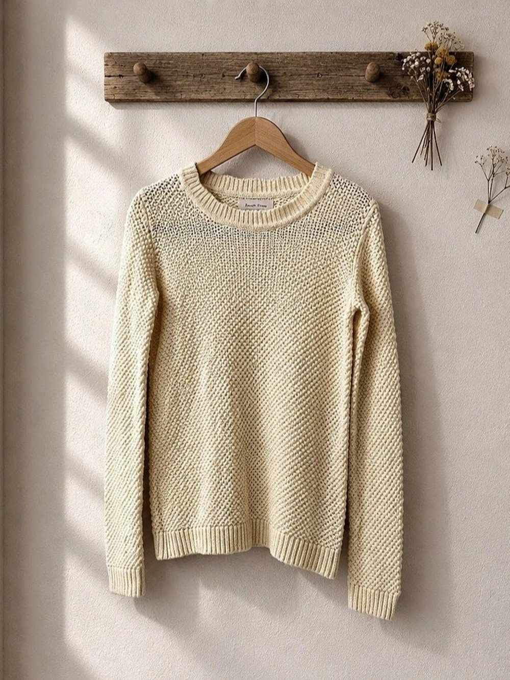 Part Two crew Neck Sweater in Yellow Like New